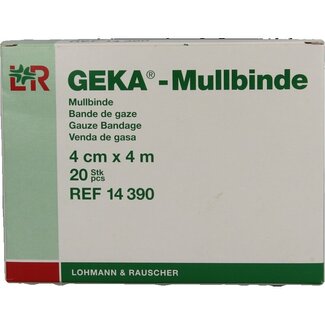 Geka Bande de gaze hydrophile Geka 4 m x 4 cm 1 pièce