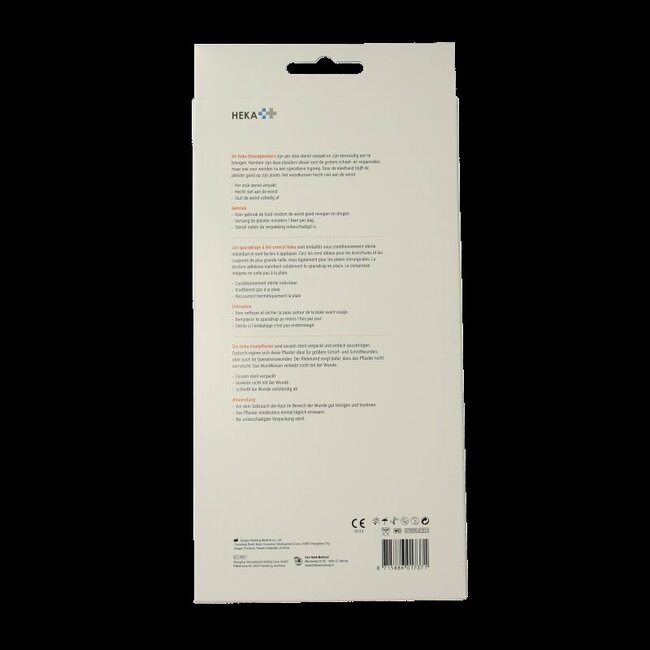 Pansement adhésif stérile Hekaplast 10 cm x 20 cm, 10 pièces