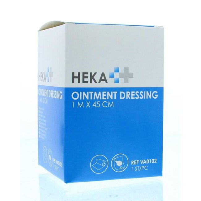 Ointment dressing/Engels pluksel 1m x 45cm 1 Stuks
