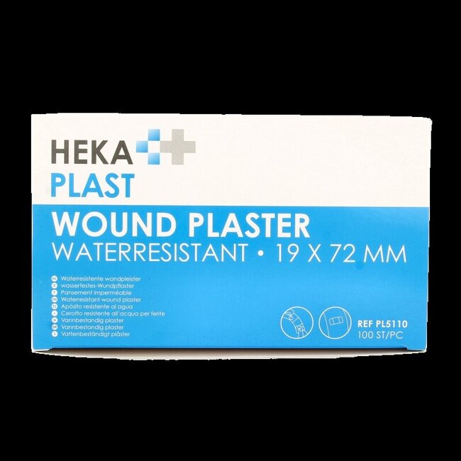 Pleister water resistent 19 x 72 100 Stuks
