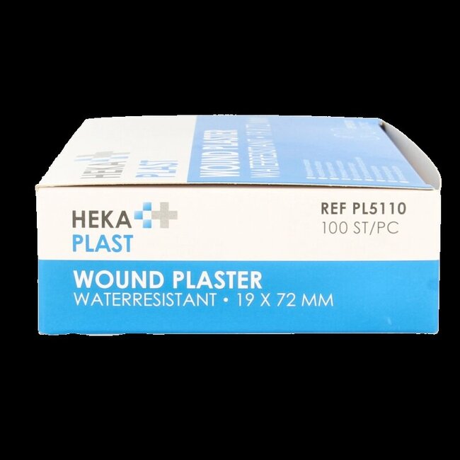 Hekaplast Pleister water resistent 19 x 72 100 Stuks