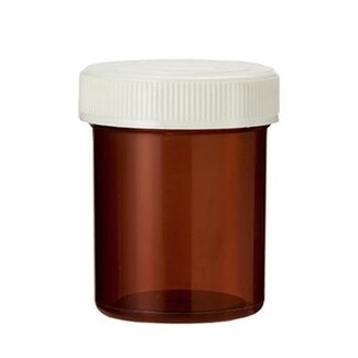 Spruyt Hillen Tabletflacon 25ml bruin met dop 120 Stuks