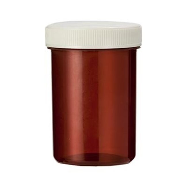 Tabletflacon 55ml bruin met dop 80 Stuks