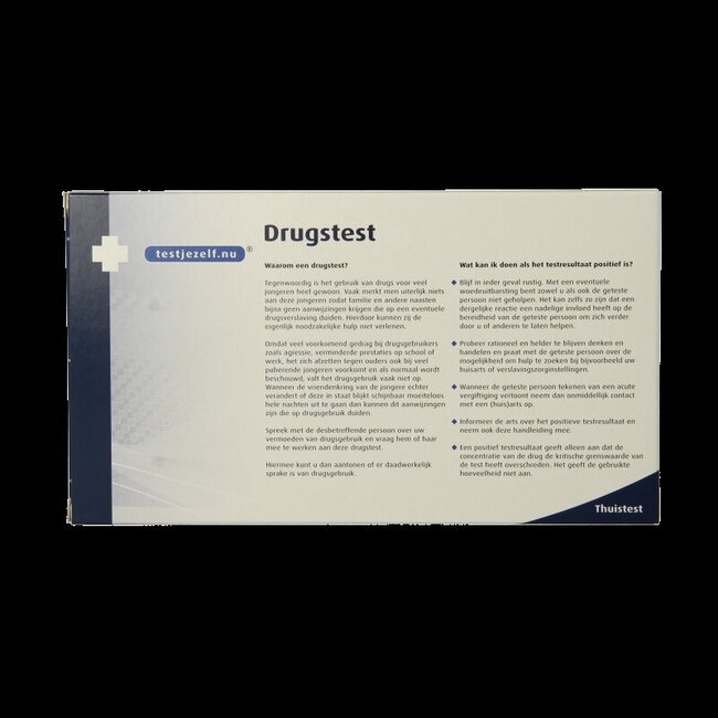 Testjezelf.nu Test de dépistage de méthamphétamine 3 pièces