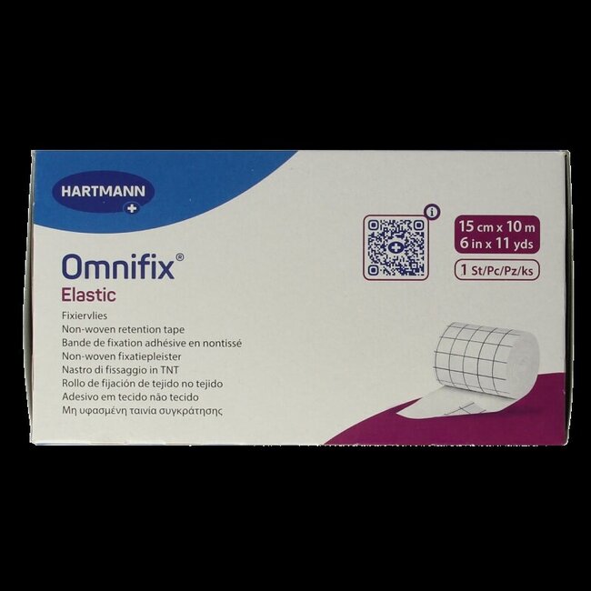 Hartmann Omnifix sparadrap de fixation 10 m x 15 cm élastique 1 pièce