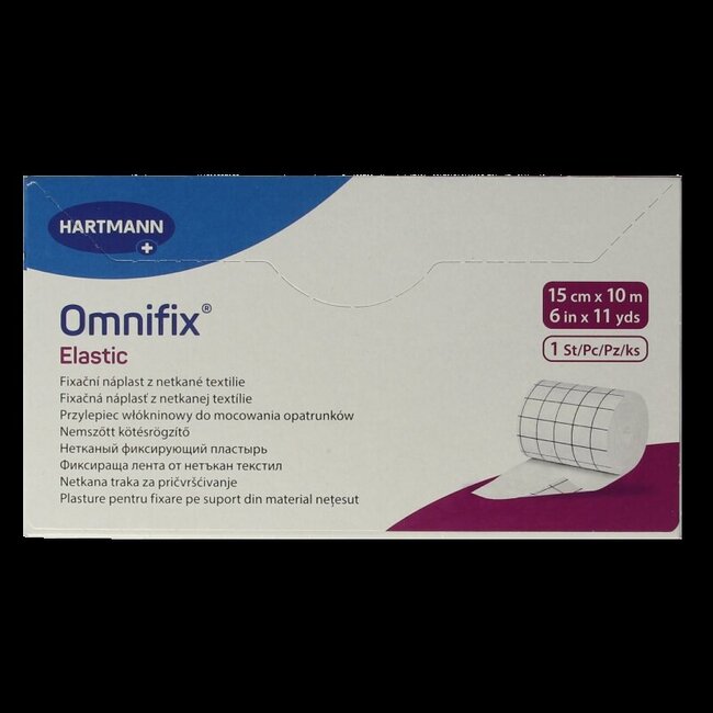 Hartmann Omnifix fixatiepleister 10m x 15 elastisch 1 Stuks
