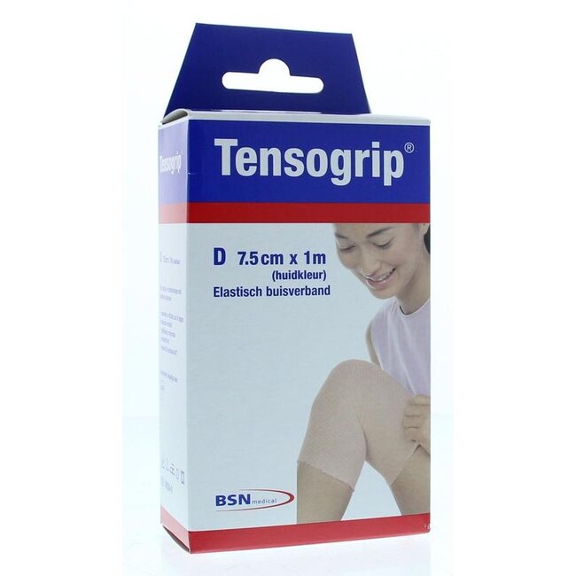 Elastisch buisverband D 1m x 7.50cm huidskleur 1 Stuks