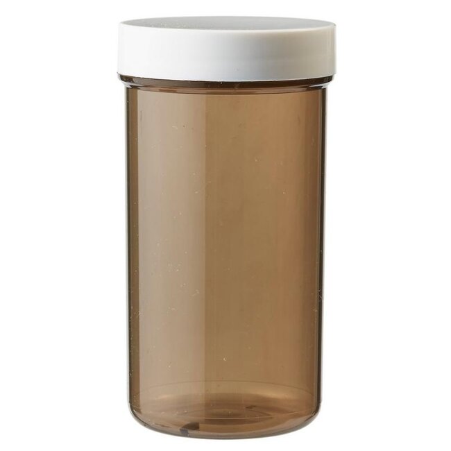Plastobel tabletfles bruin gedopt 110ml 53 Stuks