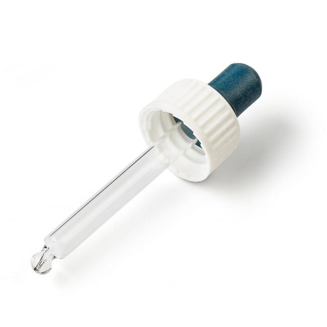 Pipet met glas voor flacon 10 t/m 30ml 125 Stuks