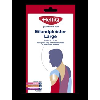 Heltiq Eilandpleisters 8 x 15cm 5 Stuks