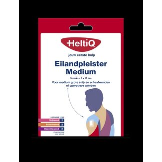 Heltiq Eilandpleisters 8 x 10cm 5 Stuks