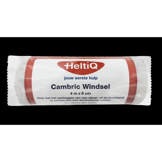 Cambric windsel 4m x 8cm 1 Stuks