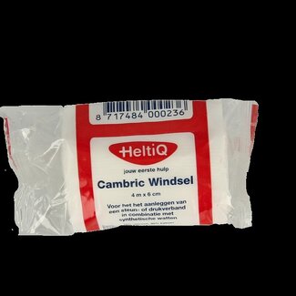 Heltiq Bande de cambric Heltiq 4 m x 6 cm, 1 pièce