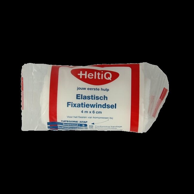 Elastisch fixatiewindsel 4m x 6cm 1 Stuks