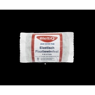 Heltiq Elastisch fixatiewindsel 4m x 4cm 1 Stuks