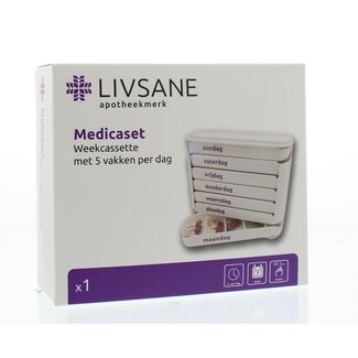 Blockland Blockland Medicaset medicijnbox wit 5V braille 1 Stuks