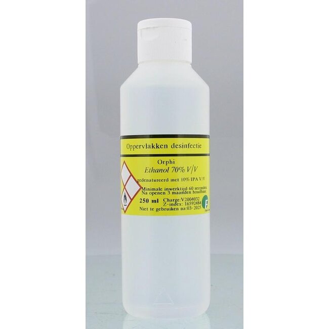 Ethanol 70% v/v + 10% IPA v/v 250 Milliliter