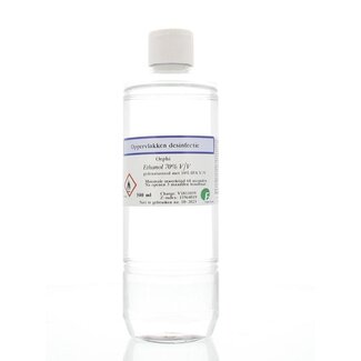 Orphi Orphi Alcohol ethanol 70% klepdeksel 10% isopropanol 500 Milliliter