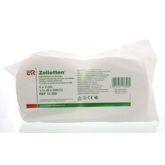 Lohmann&Rauscher Lohmann&Rauscher Tampons de cellulose 5 x 4 cm Zelletten 1000 pièces