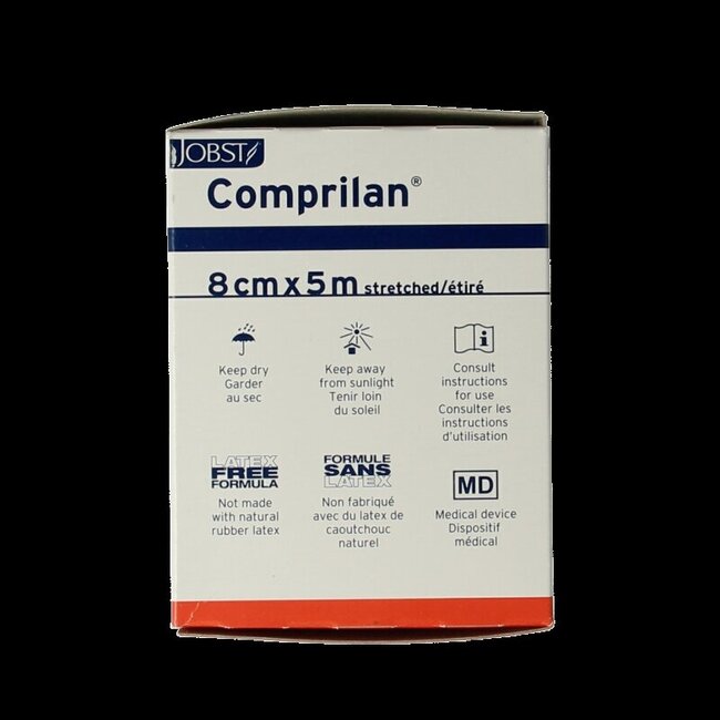 Comprilan Korte rek zwachtel 5m x 8cm 1 Stuks