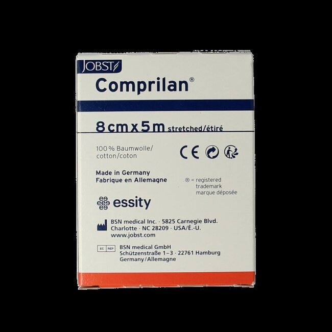 Comprilan Bande à allongement court 5m x 8cm 1 pièce