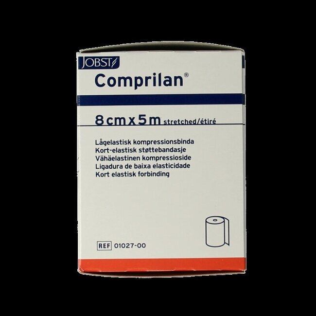 Comprilan Korte rek zwachtel 5m x 8cm 1 Stuks