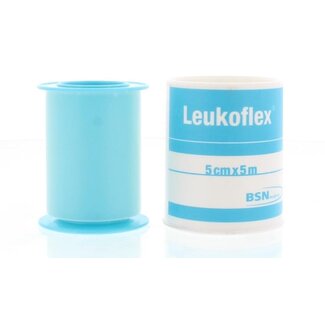 Leukoflex Hechtpleister 5m x 5cm 1 Stuks