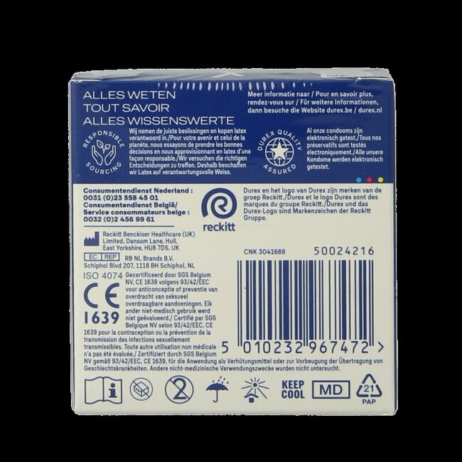 Durex Extra safe 3 Stuks