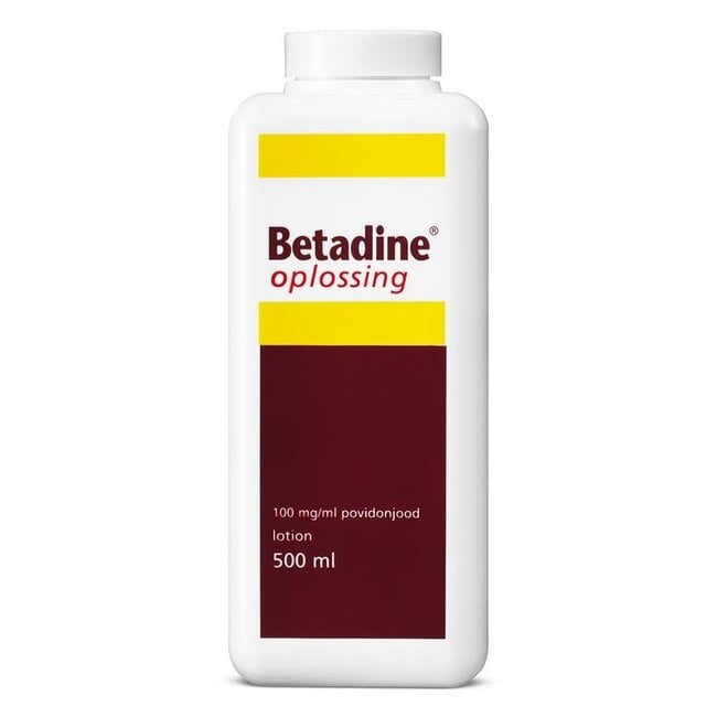Jodium oplossing 100mg/ml 500 Milliliter
