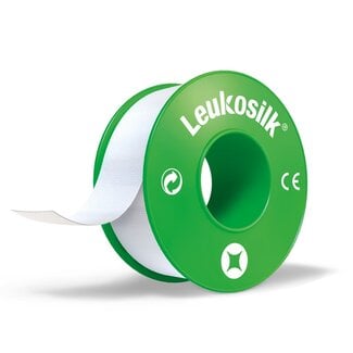 Leukosilk Hechtpleister 5m x 2.50cm 1 Stuks