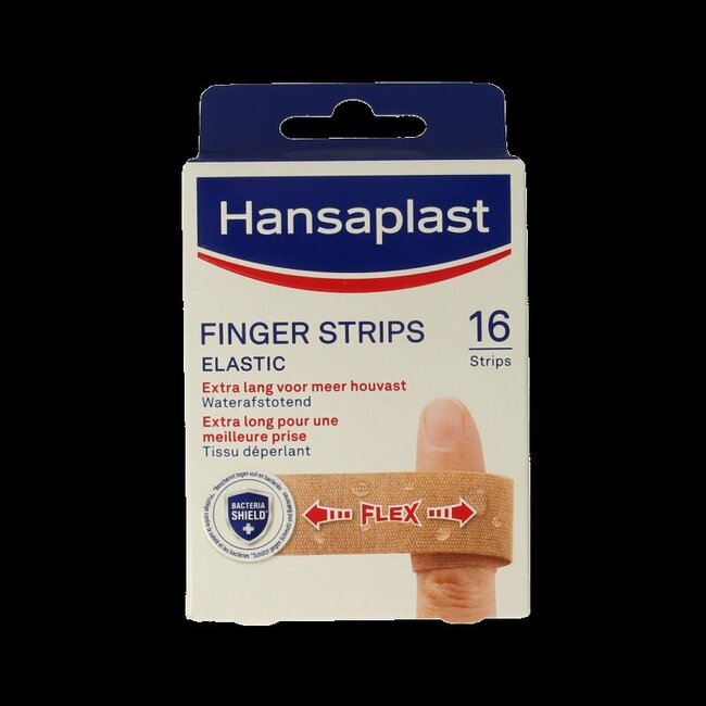 Vingerpleister elastisch strips 16 Stuks