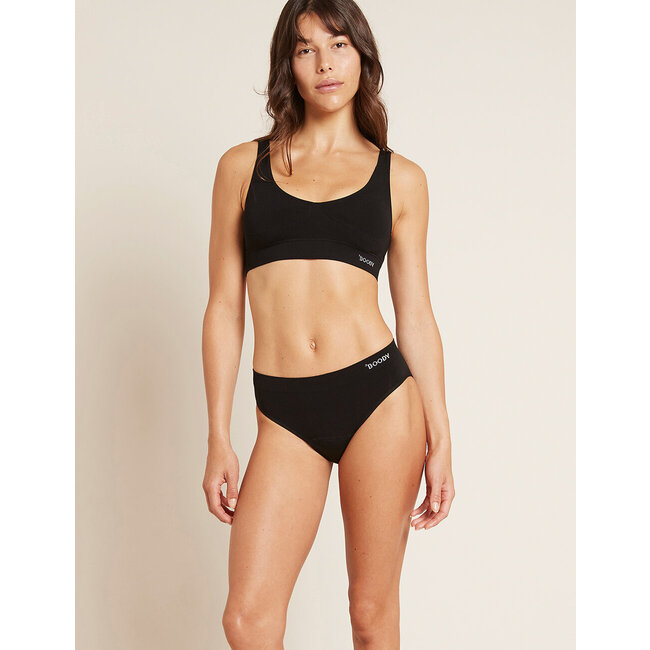 Menstruatieondergoed bikinislip zwart licht M 1 Stuks