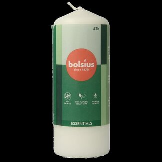 Bolsius Bougie pilier Bolsius 150/58 cloudy white 1 pièce