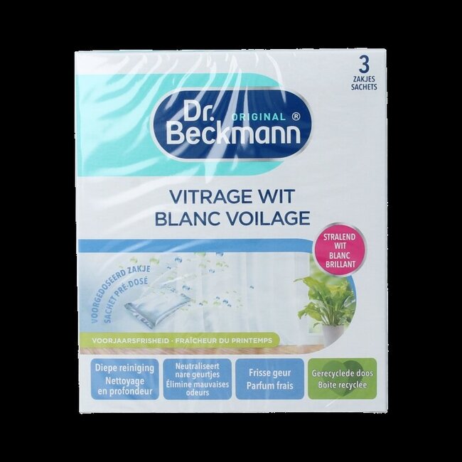 Vitrage wit 40 gram 3 Stuks