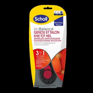 Scholl In balance inlegzolen knie tot hiel large  1 Paar