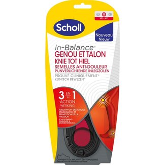 Scholl In balance inlegzolen knie tot hiel medium  1 Paar