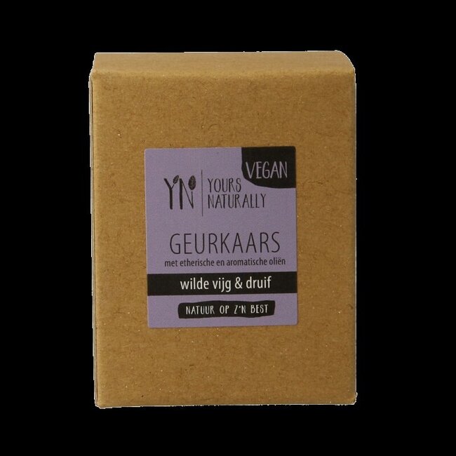 Votive geurkaars wilde vijg & druif 9cl 1 Stuks