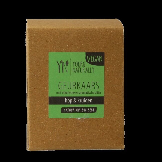 Votive geurkaars hop & kruiden 9cl 1 Stuks