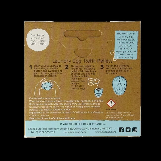 Eco Egg Laundry egg refill fresh linen 1 Stuks