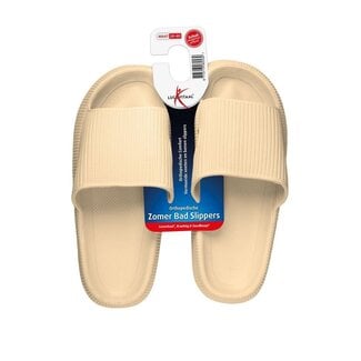 Lucovitaal Orthopedische badslipper 39-40 beige 1 Paar