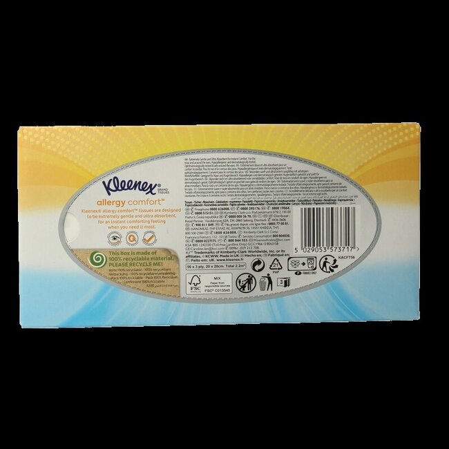 Kleenex Allergy comfort tissue 56 Stuks