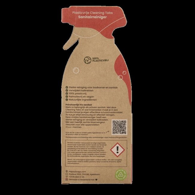 Happysoaps Cleaning tabs sanitairreiniger royal freshness 3 Stuks