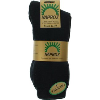 Naproz Naproz Thermo sokken blauw maat 47-49 3 Paar