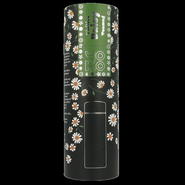 Drinkfles daisy met theefilter isotherm 350ml 1 Stuks