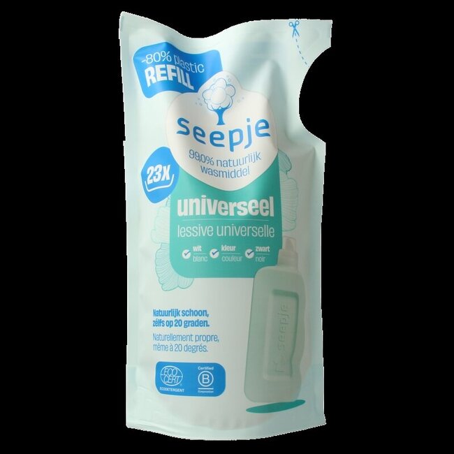 Wasmiddel universeel navulzak 1000 Milliliter