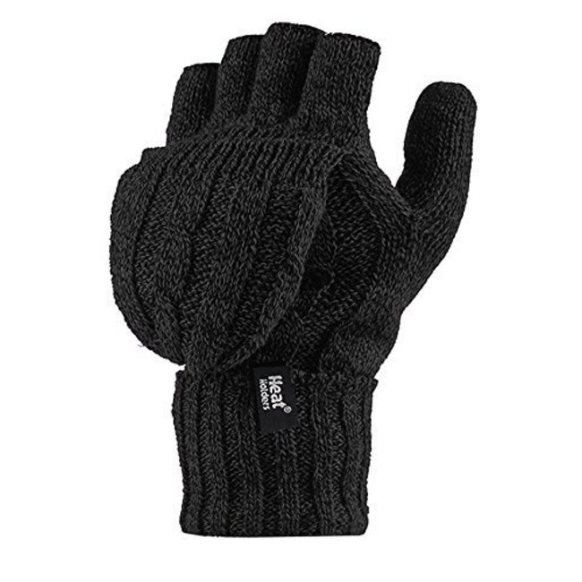 Ladies converter gloves black one size 1 Paar