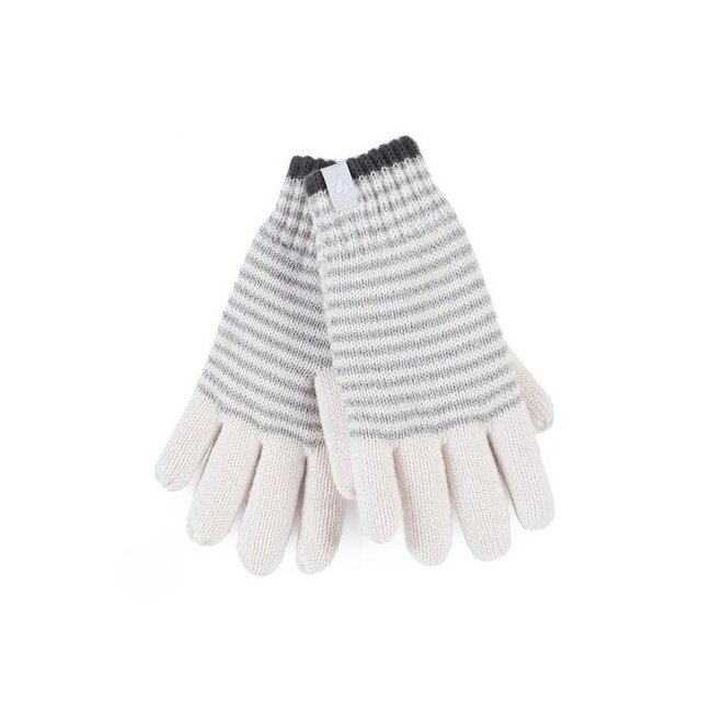 Ladies cable gloves maat M/L Oslo cream 1 Paar
