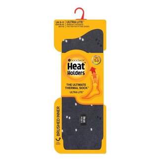 Heat Holders Mens ultra lite socks micro maat 6-11 charcoal 1 Paar