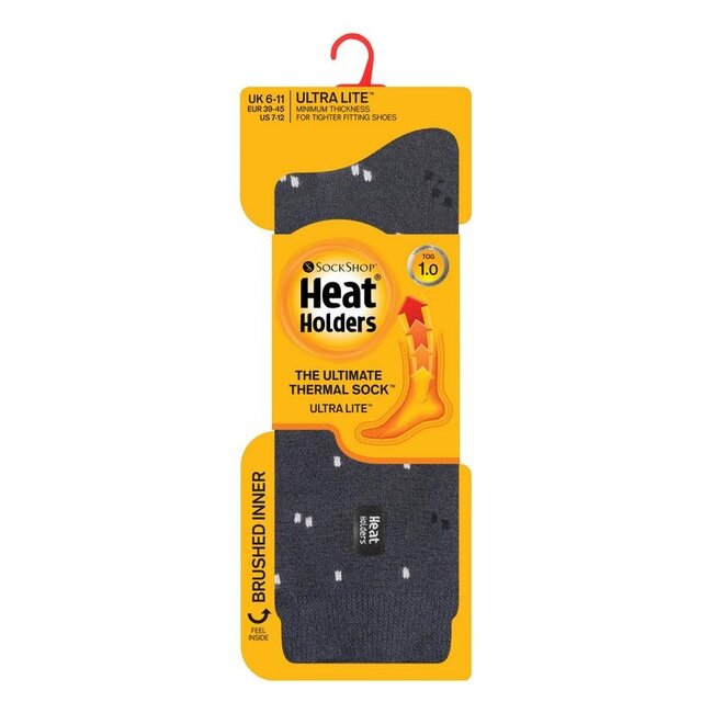 Mens ultra lite socks micro maat 6-11 charcoal 1 Paar