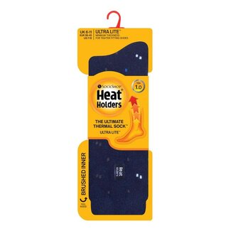 Heat Holders Mens ultra lite socks micro maat 6-11 navy 1 Paar